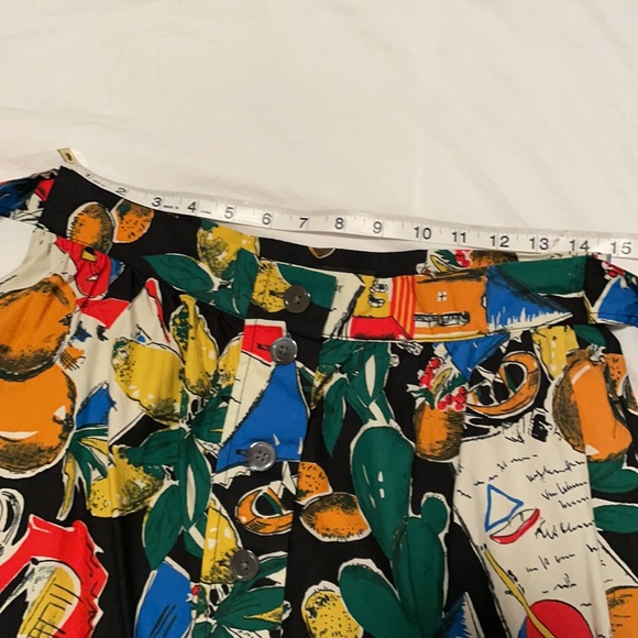 Jcrew midi tropical pattern skirt - Picture 6 of 7